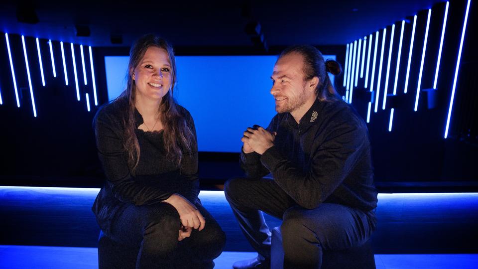 Sofia Rafn og Kris Søgaard Pedersen har efter sigende skabt Danmarks bedste biograf i Frederikshavn. <i>Foto: Torben Hansen</i>