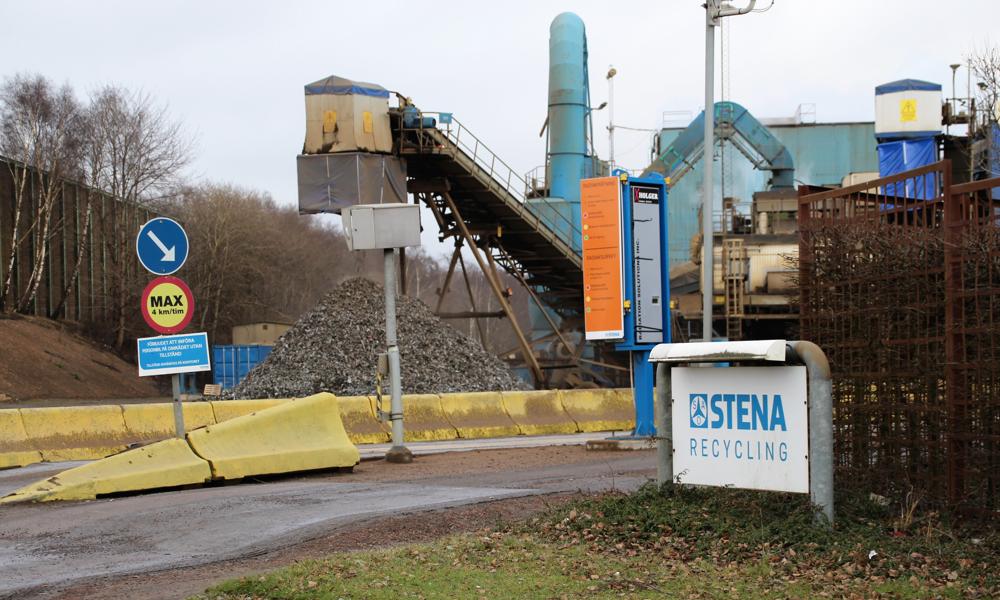 Stena Nordic Recycling Center i Halmstad. Stena Nordic Recycling Center i Halmstad.