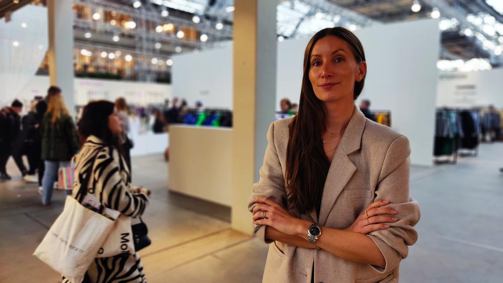 Sofie Dolva, vd för Ciff, ute i mässhallen på Ciff.  Sofie Dolva, vd för Ciff, ute i mässhallen på Ciff.