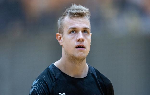 Buster Juul har trænet med hele januar og er tæt på et comeback for Aalborg Håndbold. <i>Foto: Kim Dahl Hansen</i>