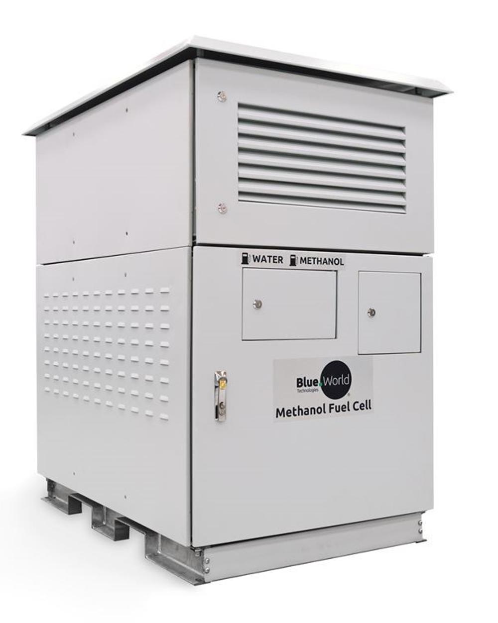 Blue World Technologies brændselscelle-system til stationær strømproduktion.
