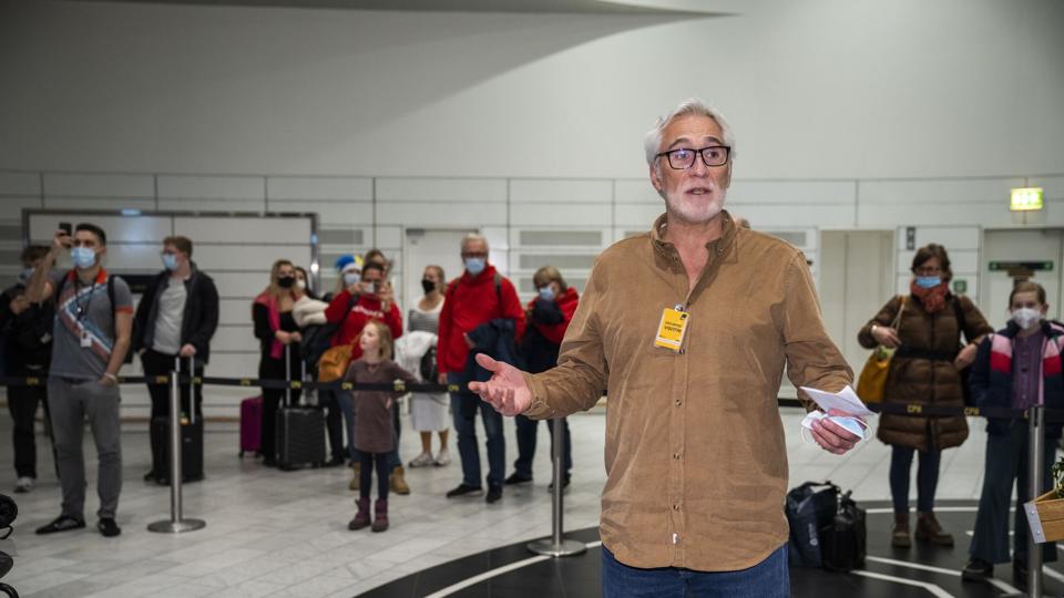 Morten Stig Christensen tog i mandags imod VM-guldvinderne fra det danske herrelandshold. Nu glæder han sig over en ny struktur i dansk håndbold. <i>Martin Sylvest/Ritzau Scanpix</i>