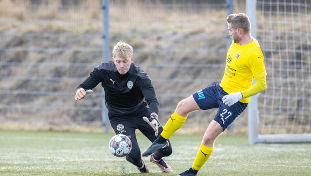 Mathias Haarup bliver en vigtig brik i Hobros bestræbelser på at blive i 1. division. <i>Arkivfoto: Bente Poder</i>
