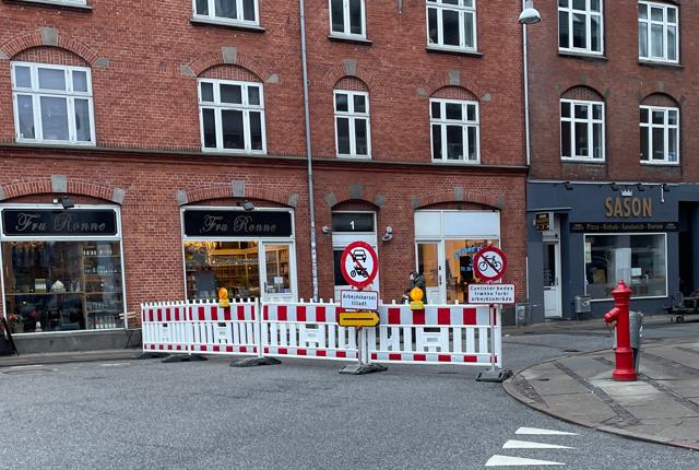 Netop nu er Aalborgs centrale madgade spærret. 