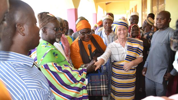 Lisbet Hansen var i Ghana første gang i 2014 som frivillig hos "From Heart to Hand". Det ophold blev starten på hendes eget projekt i Ghana - FruHansensPlan. <i>Privatfoto</i>