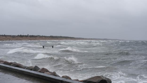 Storm Læsø 17. februar 2023 <i>Foto: Jacob Nymann Jensen</i>