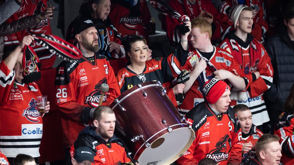 Aalborg Pirates mødte fredag aften Sønderjyske i semifinalen ved Final4. <i>Foto: Claus Søndberg</i>