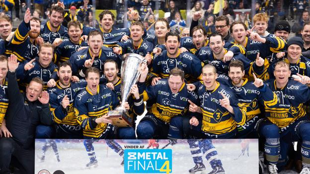 Herning Blue Fox tog pokaltitlen i Aalborgs egen hule. <i>Foto: Claus Søndberg</i>