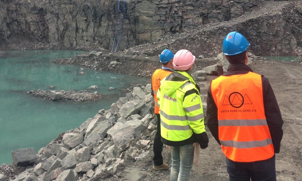Granitskærverne på Prøvestenen er gravet ud af det norske fjæl, og det er ikke muligt at få råstoffer af denne kvalitet i Danmark. Foto: Granitskærverne på Prøvestenen er gravet ud af det norske fjæl, og det er ikke muligt at få råstoffer af denne kvalitet i Danmark. Foto: