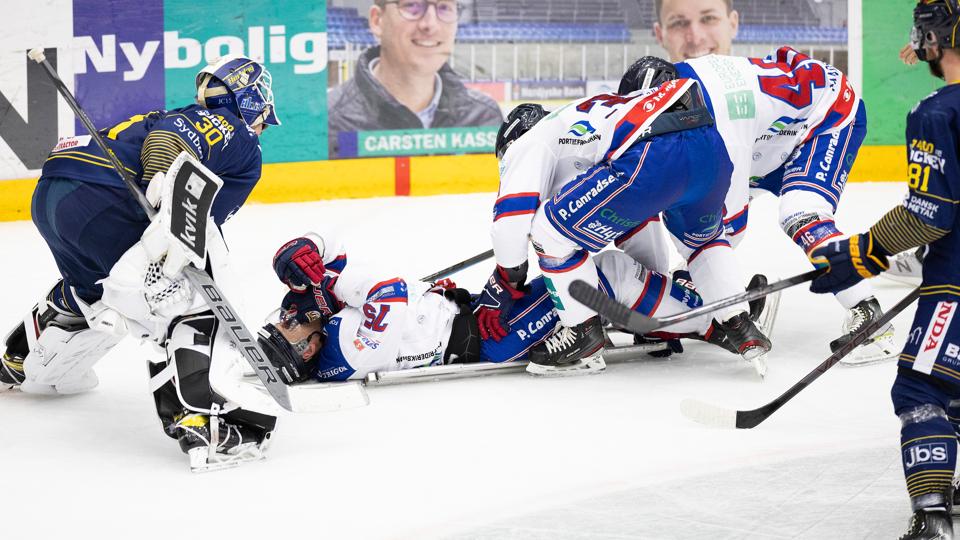 Frederikshavn White Hawks formåede ikke at skabe overraskelsen i Herning. <i>Arkivfoto: Claus Søndberg</i>