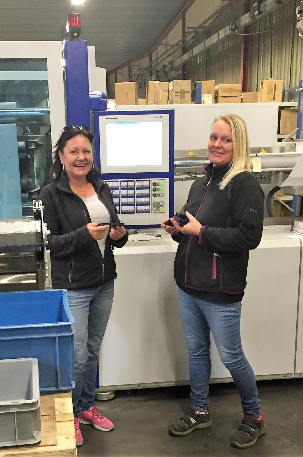 Pia Thulin och systern Marielle Thulin, Thulins Rubber & Plastics AB. Pia Thulin och systern Marielle Thulin, Thulins Rubber & Plastics AB.