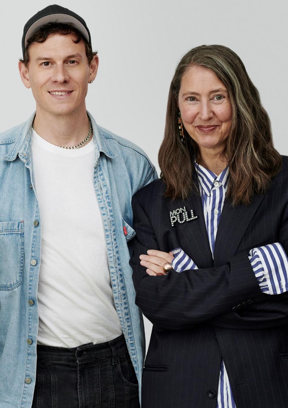 Muglers kreativa chef, Casey Cadwallader, och Ann-Sofie Johansson, creative advisor på H&M.