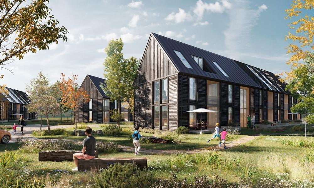 Boligprojektet Orangerierne på den Flyvestation Værløse. Boligprojektet Orangerierne på den Flyvestation Værløse.
