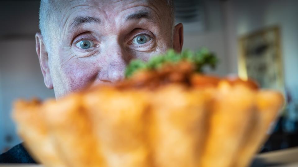 Mand mod tartelet. Hvem vinder? <i>Foto: Martin Damgård</i>
