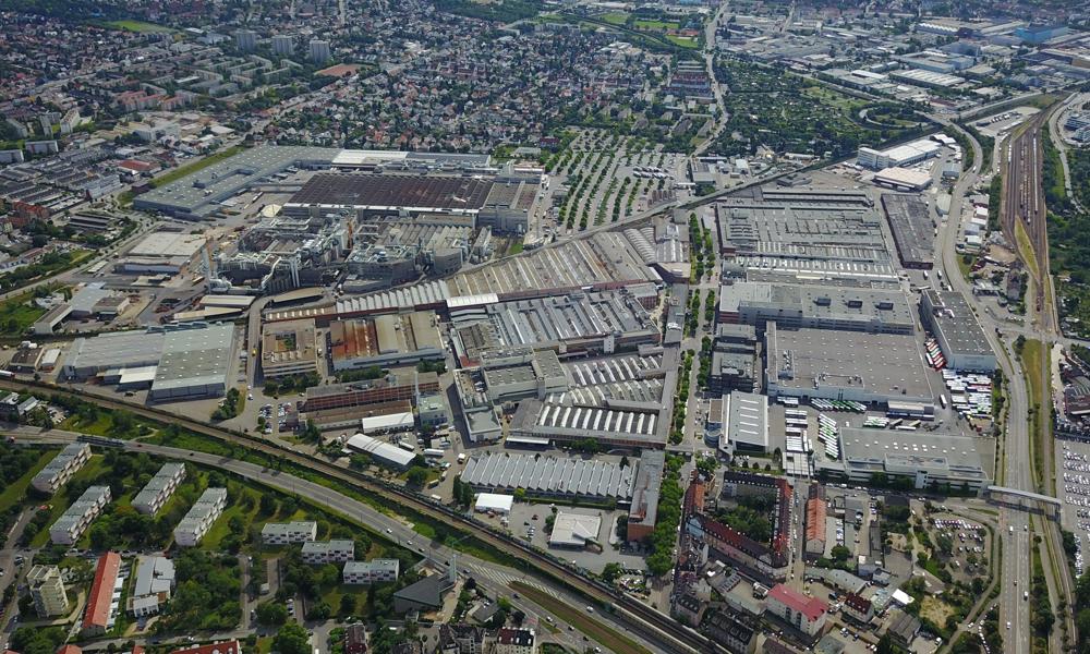 Fabriken i Mannheim, Tyskland. Fabriken i Mannheim, Tyskland.