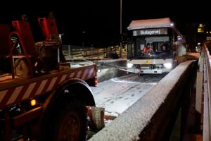Ekstremt glat: NT stoppede al buskørsel i Aalborg