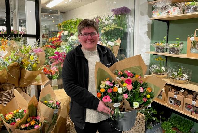 Fremover kan du købe blomster hos Tanja Svendgaard Dyhr døgnet rundt.