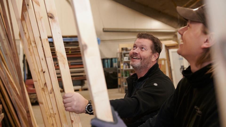 Ejerleder Michael Lund er mere end godt tilfreds med udviklingen i sin virksomhed. <i>Pressefoto: Allan Trolle</i>