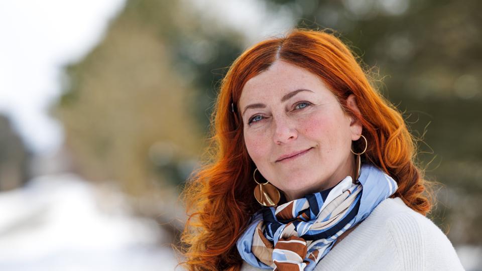 Natalia Dolgova er kunstner fra Sibirien i Rusland. <i>Foto: Bo Lehm</i>