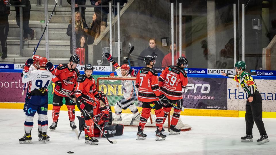 Aalborg Pirates blev ydmyget i egen hule mod Rungsted Seier Capital <i>Foto: Martin Damgård</i>