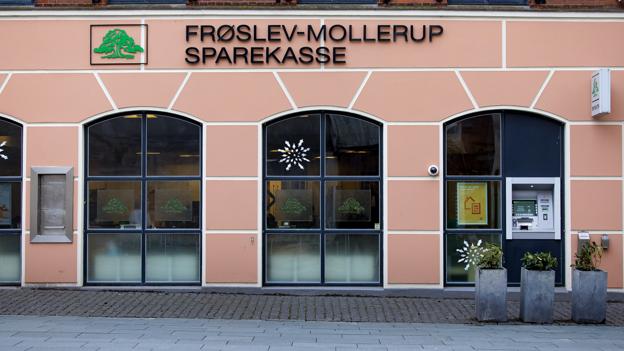 Frøslev-Mollerup Sparekasse fremlægger årsregnskab med overskud. <i>Foto: Bo Lehm</i>
