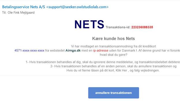 Phishing-mails har et enormt omfang. Prøv blot at tjekke din egen mappe for uønsket post. <i>Screendump</i>