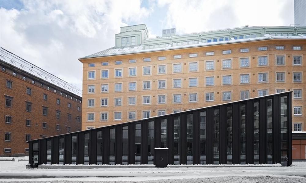 Rummel ligger i den nya paviljongen som skapats av den danska byrån Henning Larsen Architects.