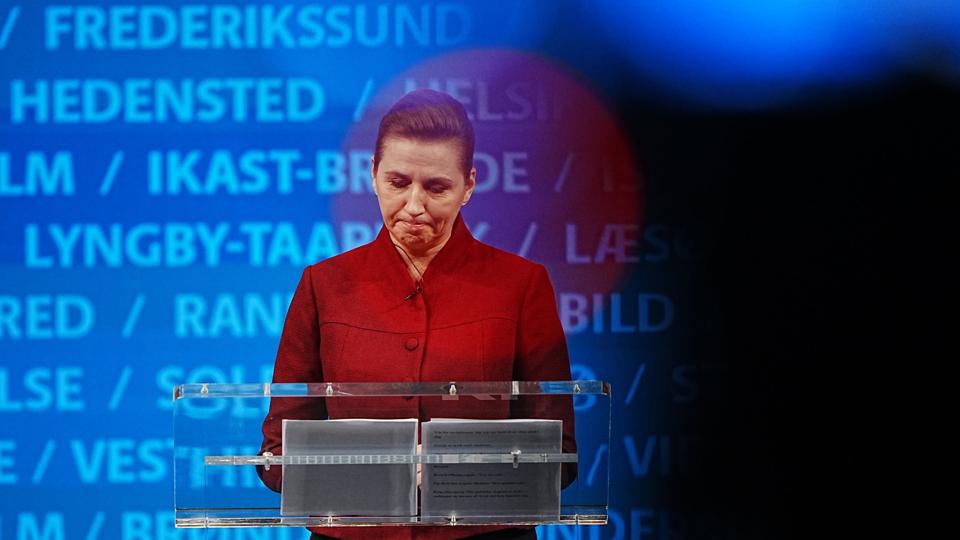 Der er behov for at tage grundlæggende fat og inddrage alle, lyder det fra statsminister Mette Frederiksen (S) om de udfordringer, samfundet står over for de kommende år. <i>Bo Amstrup/Ritzau Scanpix</i>