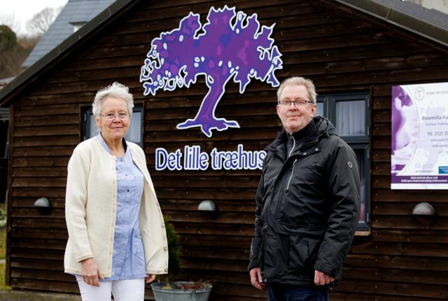 Fodterapeut Evaemilia Kvan har klinik i Det lille træhus på Skivevej, hvor psykoterapeut Franz Mathiassen nu har lejet sig ind. 
