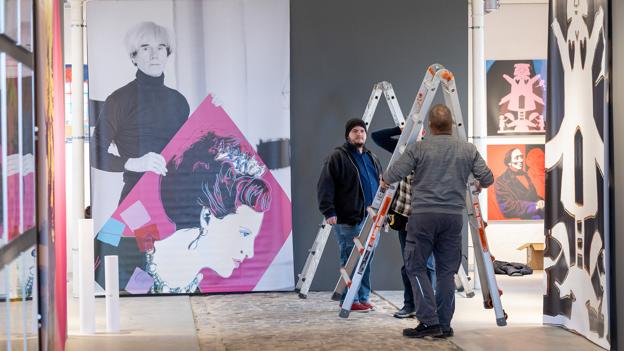 Børglum Klosters nye store kunstudstilling bliver i år med popkunstner Andy Warhol. <i>Foto: Bente Poder</i>