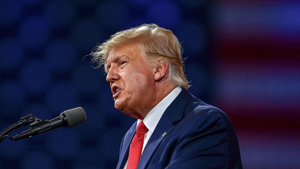 Tidligere præsident Donald Trump forventer at blive anholdt på tirsdag, skriver han på sit eget sociale medie. (Arkivfoto) <i>Chandan Khanna/Ritzau Scanpix</i>