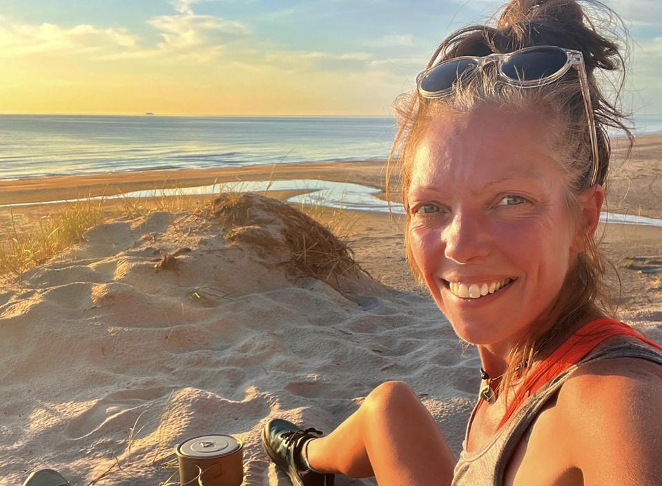 Man behøver ikke rejse langt væk for at få en pause fra ræset, mener Gitte Holtze, der i 2018 vandrede over 4.000 kilometer fra Mexico til Canada. <i>Privatfoto</i>