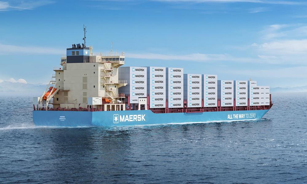 Mærsk afslører de første illustrationer af helt nye zero-emission containerskibe.
