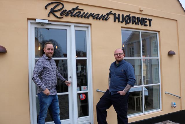 Michaell Pedersen og Rune Christensen overtager forpagtningen af Restaurant Hjørnet.