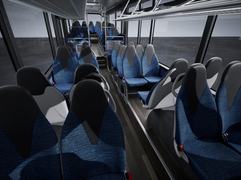 Vidare finns förarplatsen i olika versioner liksom inredningen och passagerarutrymmet. Vidare finns förarplatsen i olika versioner liksom inredningen och passagerarutrymmet.