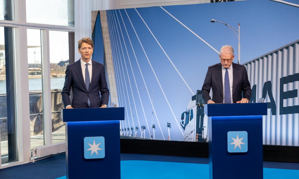 Bestyrelsesformand Robert Mærsk Uggla. Bestyrelsesformand Robert Mærsk Uggla.