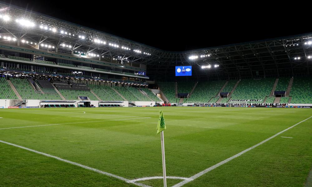 Groupama Arena, Budapest, blev bygget tilbage i 2014 og har en kapacitet på 23.700 Groupama Arena, Budapest, blev bygget tilbage i 2014 og har en kapacitet på 23.700