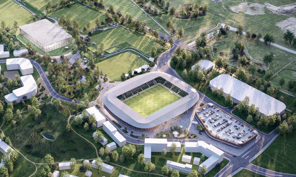 Et nyt stadion på superliganiveau var et afgørende element i planen for Favrholm Stadionkvarter i Hillerød. Et nyt stadion på superliganiveau var et afgørende element i planen for Favrholm Stadionkvarter i Hillerød.