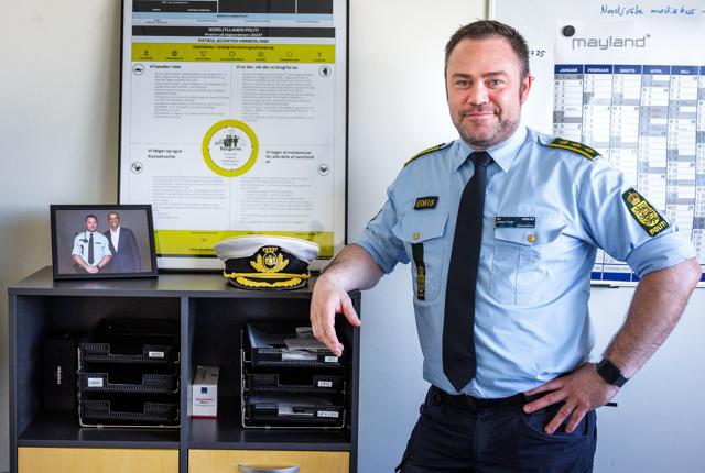 Vicepolitiinspektør Lasse Kragh er ny stationsleder ved Nordjyllands Politi i Hobro.