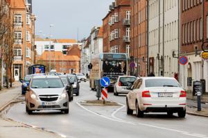 Central vej i Aalborg bliver nu til busgade - tusindvis af biler skal finde nye veje