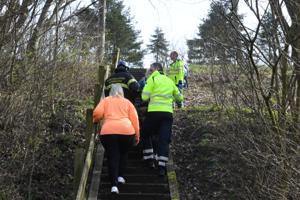 Stor udrykning: Uheld på svævebane i Nørresundby