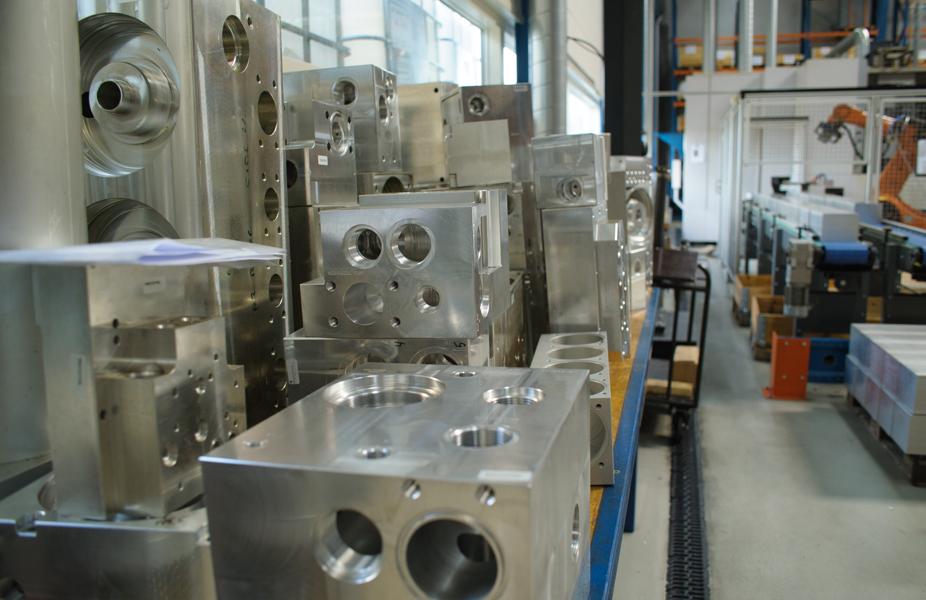 HydraSpecma producerer tusindvis af hydraulikblokke. HydraSpecma producerer tusindvis af hydraulikblokke.