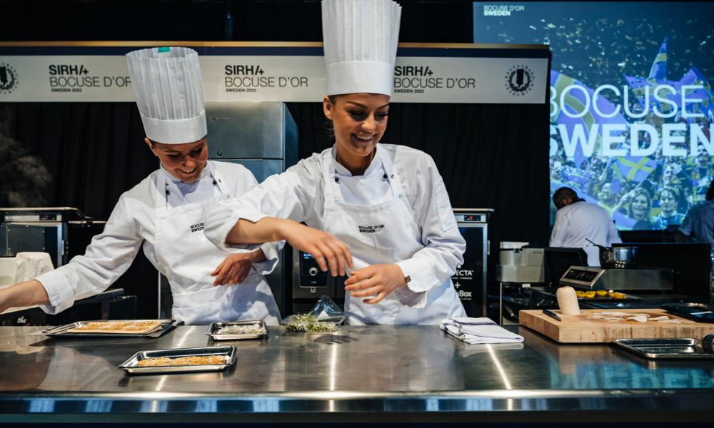Lovisa Hutton, vinnare i Bocuse d'Or Sweden Commis Award 2023. Lovisa Hutton, vinnare i Bocuse d'Or Sweden Commis Award 2023.