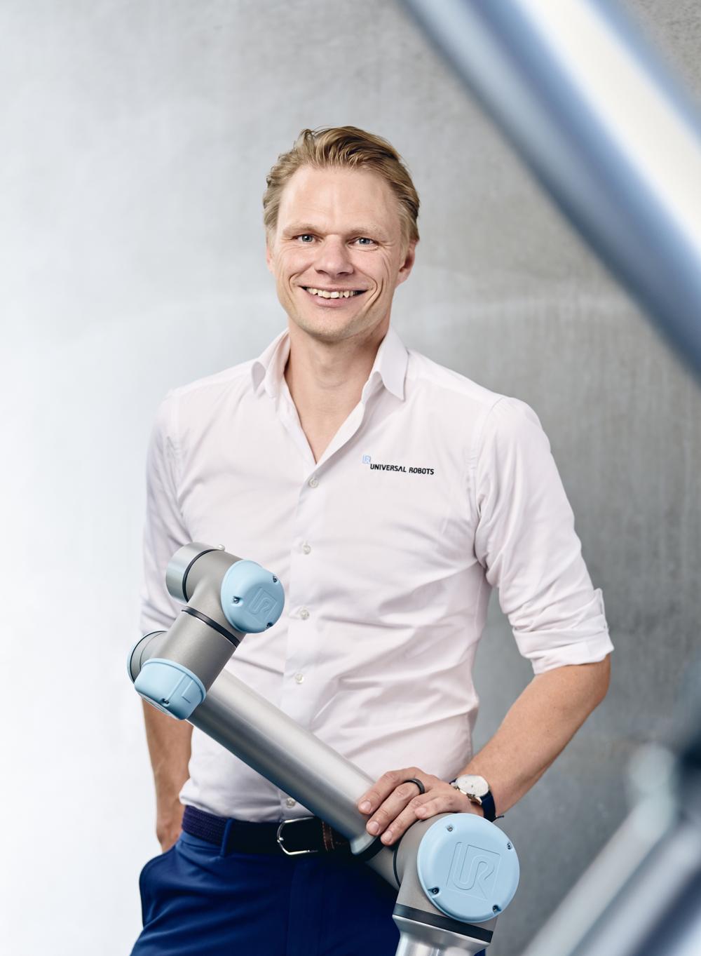 Kim Povlsen, CEO hos Universal Robots. Kim Povlsen, CEO hos Universal Robots.