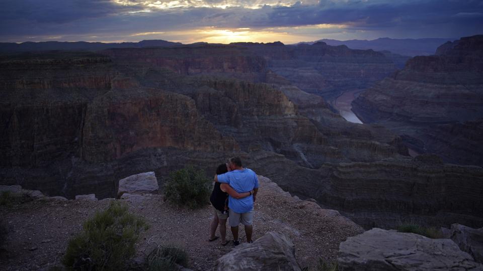 Har man som ikkevaccineret mod covid-19 drømt om at se det verdensberømte Grand Canyon i den amerikanske delstat Arizona, åbner muligheden sig nu igen. (Arkivfoto). <i>John Locher/Ritzau Scanpix</i>
