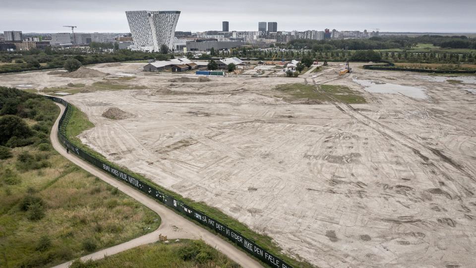 Et stort område på Amager Fælled er gjort klar til omstridt byggeri. (Arkivfoto). <i>Mads Claus Rasmussen/Ritzau Scanpix</i>