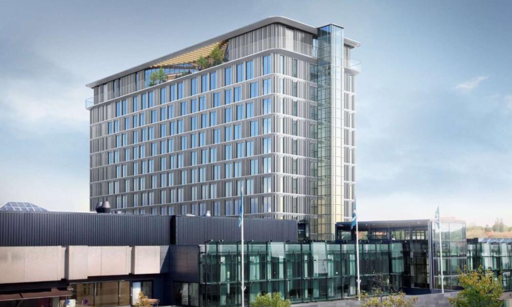 Det nye hotel i Lyngby Storcenter vil huse 200 værelser, der forventes at være klar i 2026. Det nye hotel i Lyngby Storcenter vil huse 200 værelser, der forventes at være klar i 2026.