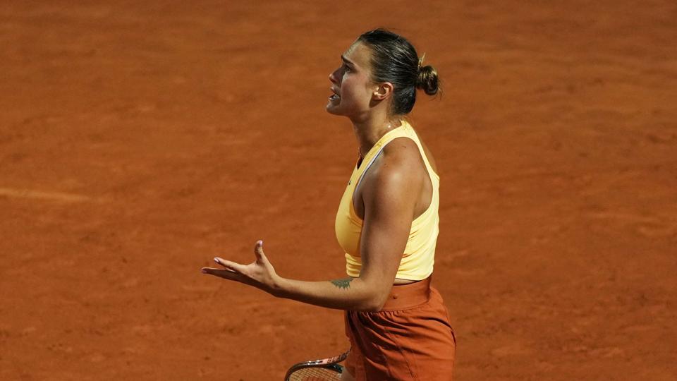 Aryna Sabalenka måtte frustreret forlade Italian Open allerede efter en enkelt kamp. <i>Aleksandra Szmigiel/Reuters</i>