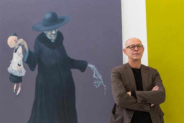 Michael Kvium er en af de mest kendte, danske billedkunstnere, og han er også en af gæsterene ved årets udgave af Kunsten Summer Lounge.
