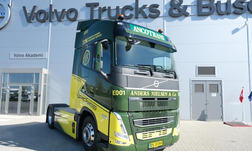 Ancotrans' første elektriske Volvo FH. Ancotrans' første elektriske Volvo FH.